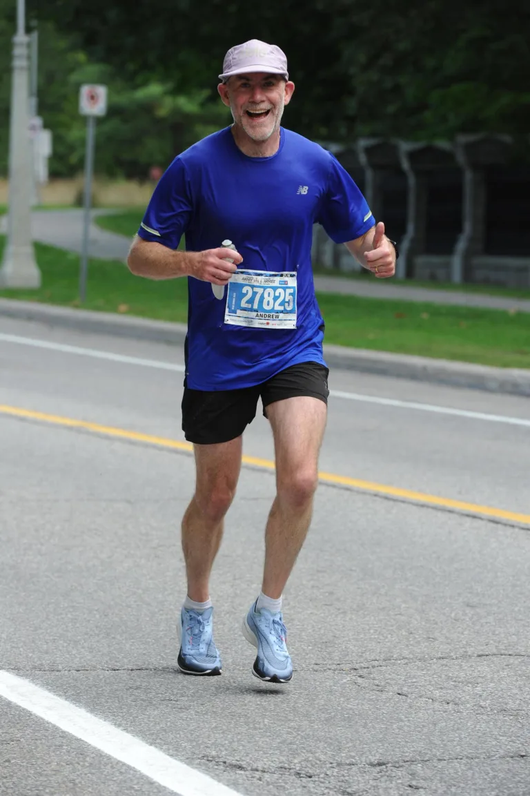 Andrew Vincent running
